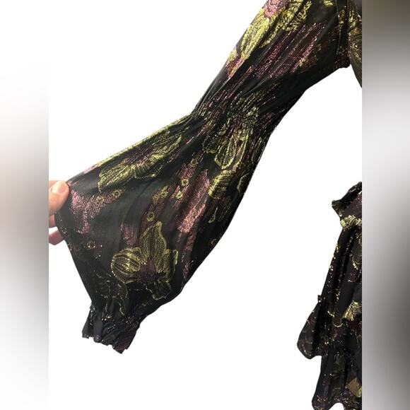 Ulla Johnson silk Ursa Fil Coupé Minidress size 4, NWT - Picture 5 of 9